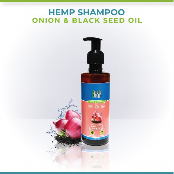 Hemp, Black Seed Oil & Onion Shampoo